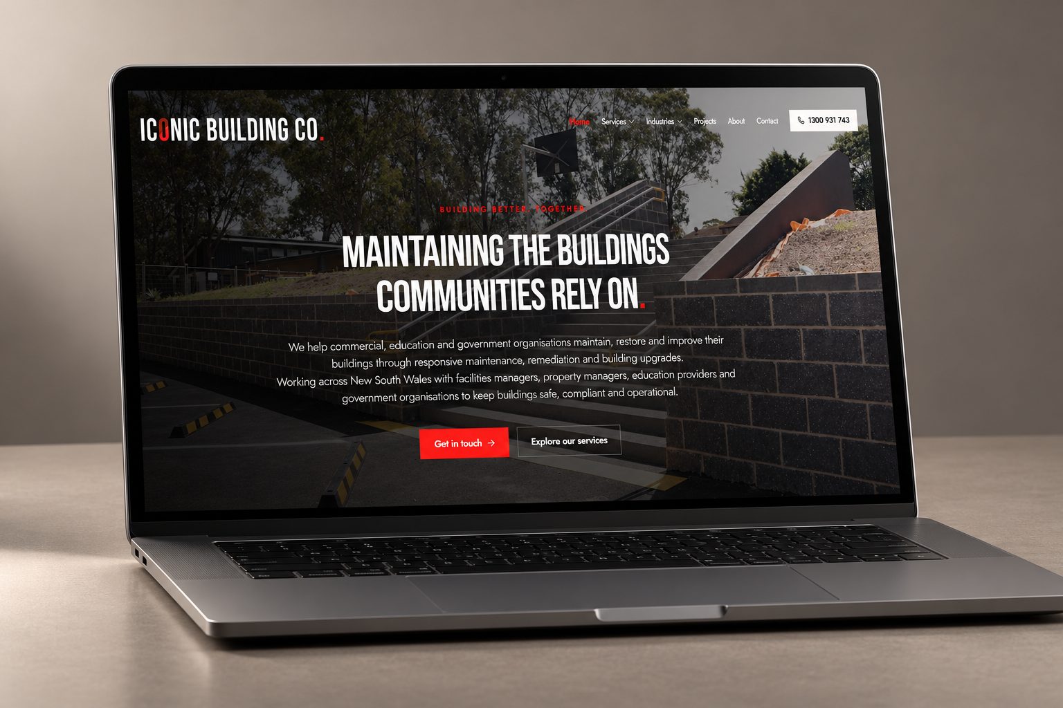 Iconic Building Co website